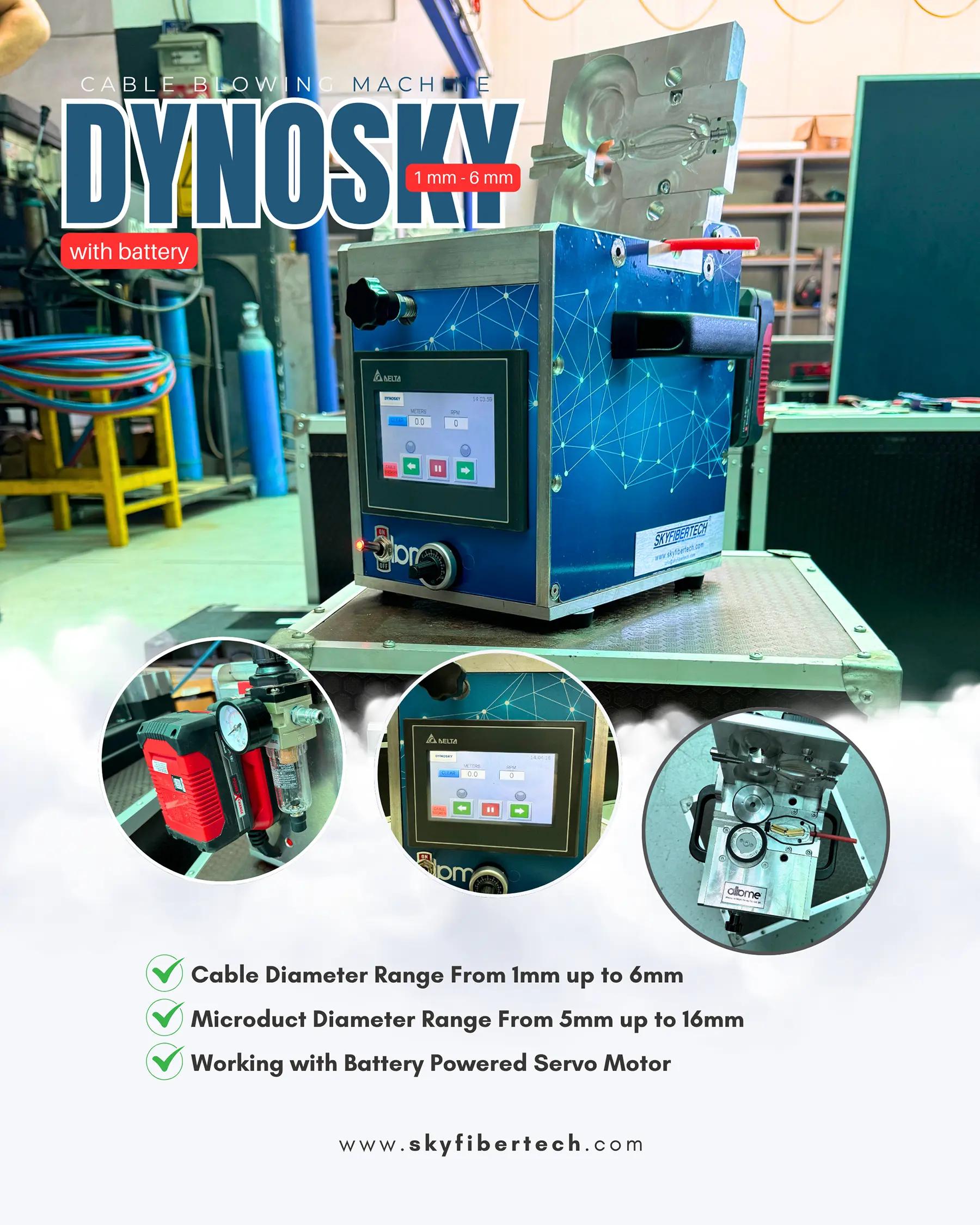 Cable Blowing Machine DynoSky