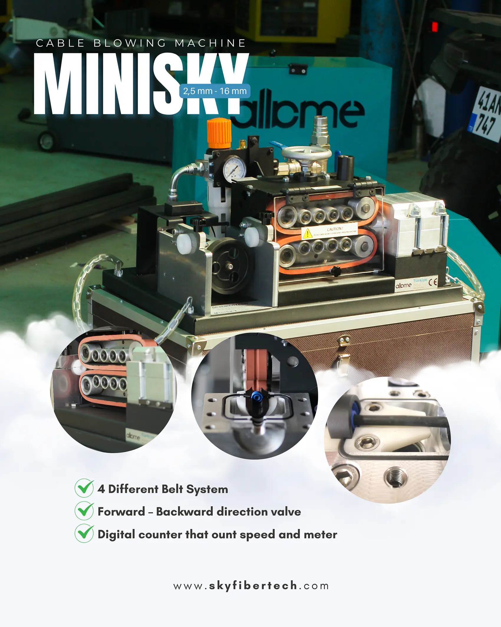 Cable Blowing Machine MiniSky