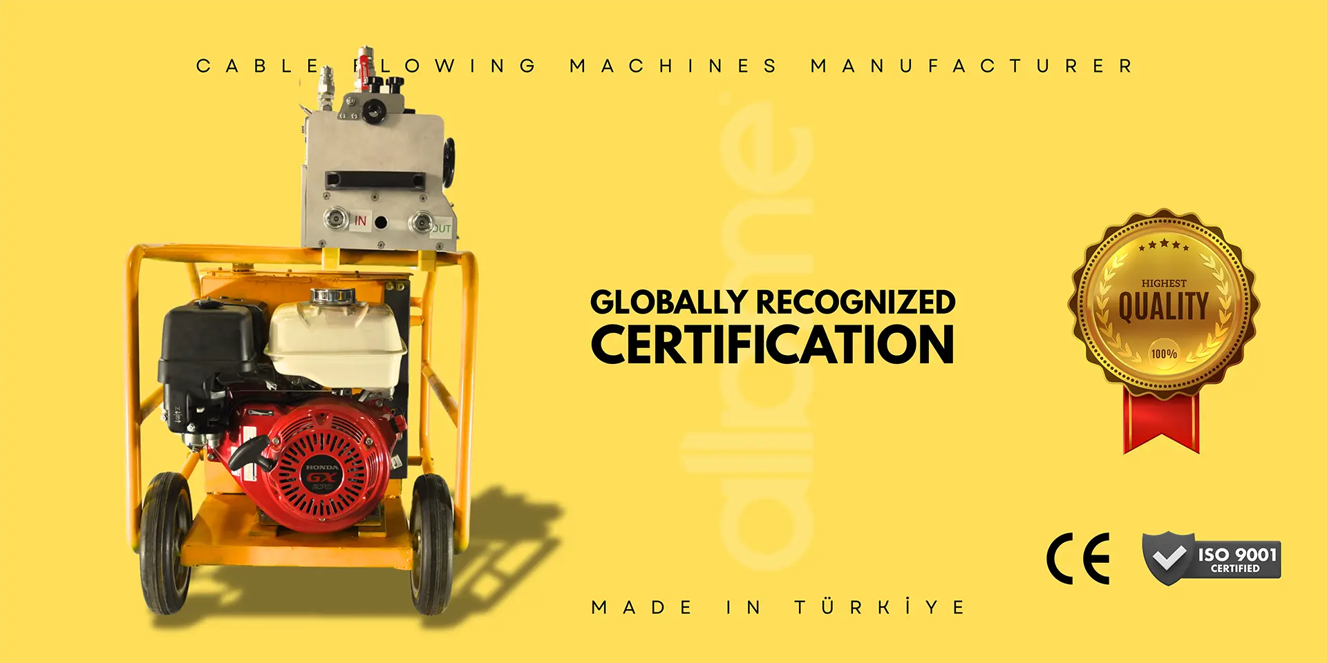 Certified cable blowing machines