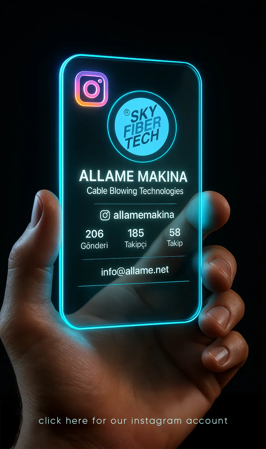 cable blowing machines allame instagram