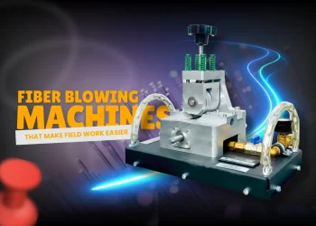 fiber blowing machines that make field work easier